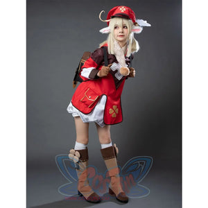 Game Genshin Impact Klee Cosplay Costume C00044 Costumes