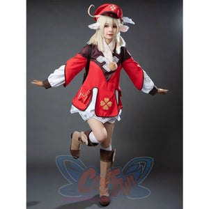 Game Genshin Impact Klee Cosplay Costume C00044 Costumes