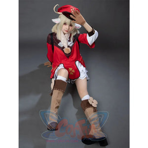 Game Genshin Impact Klee Cosplay Costume C00044 Costumes