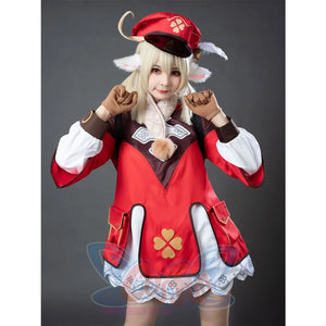 Game Genshin Impact Klee Cosplay Costume C00044 Costumes