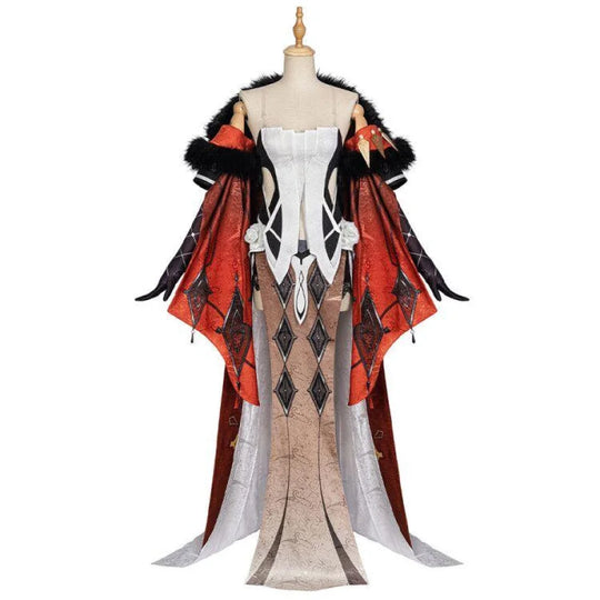 Game Genshin Impact La Signora Cosplay Costume Jacquard Version C00496 Men / Xs Costumes