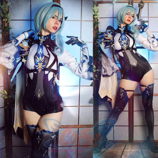 Game Genshin Impact New Role Eula Cosplay Costume C00372 Costumes