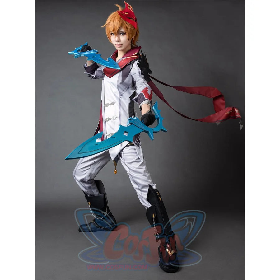 Game Genshin Impact Tartaglia Cosplay Costume C00014 Costumes