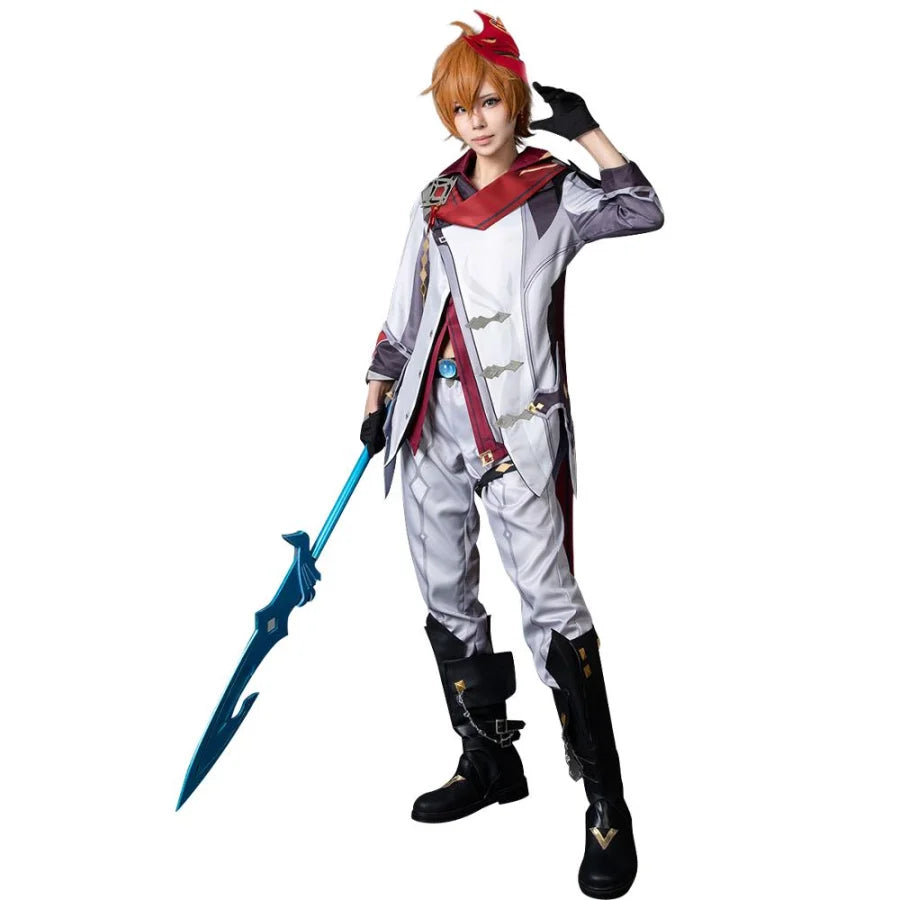 Game Genshin Impact Tartaglia Cosplay Costume C00014 S Costumes