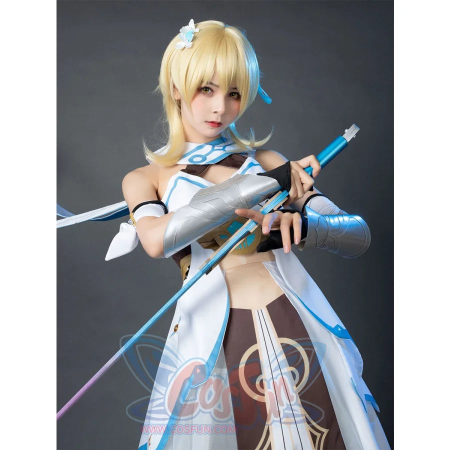 Game Genshin Impact Traveler Lumine Cosplay Costume C00012 Costumes