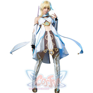 Game Genshin Impact Traveler Lumine Cosplay Costume C00012 S Costumes