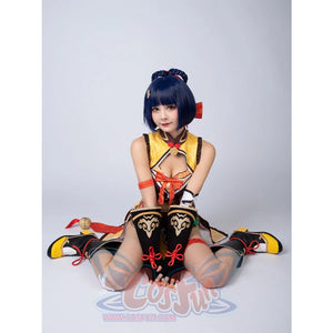 Game Genshin Impact Xiangling Cosplay Costume C00158 Costumes