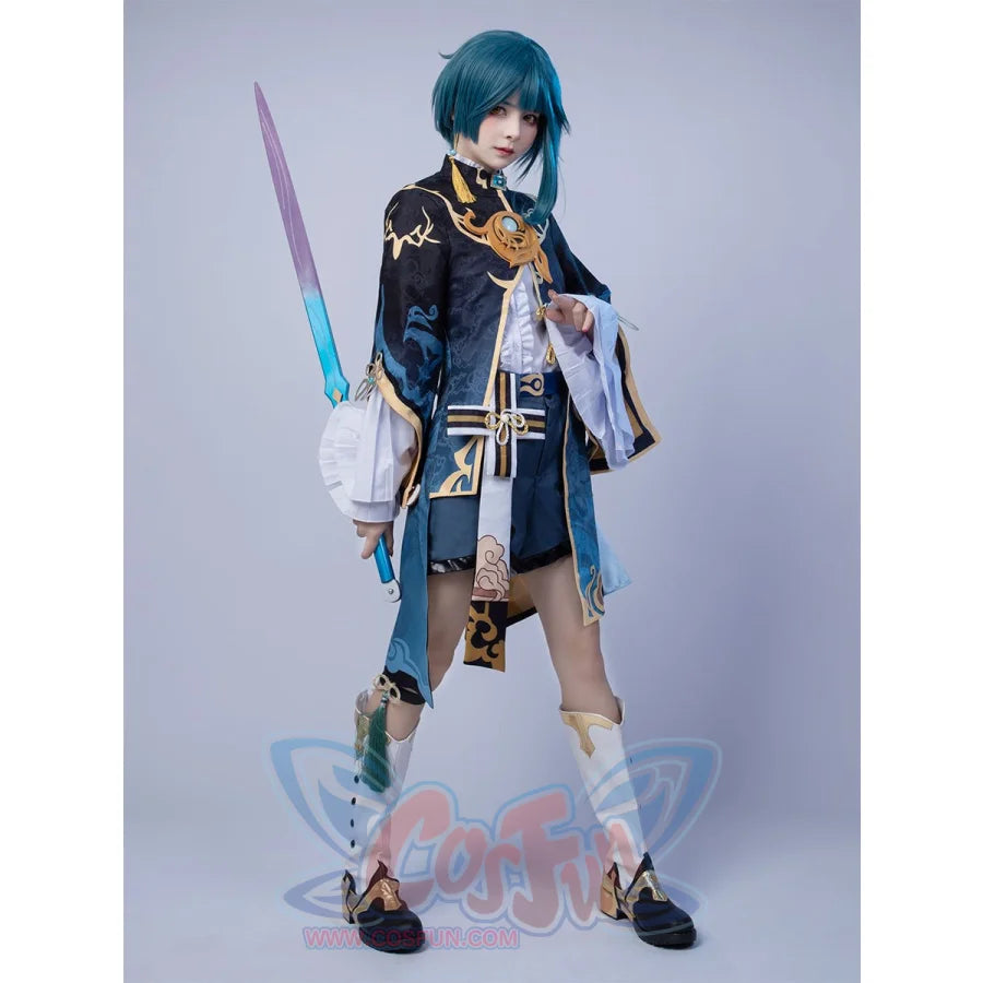 Game Genshin Impact Xingqiu Cosplay Costume C00459 Costumes