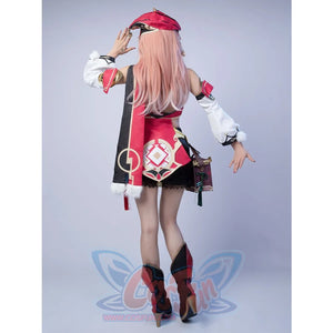 Game Genshin Impact Yanfei Cosplay Costume Jacquard Version C00480 Costumes