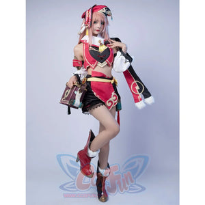 Game Genshin Impact Yanfei Cosplay Costume Jacquard Version C00480 Costumes