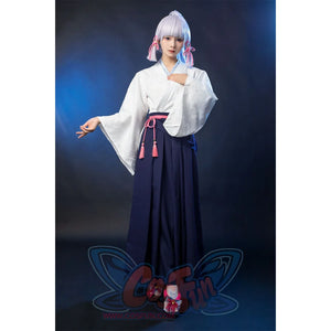 Game Genshin Inazuma Kamisato Ayaka Cosplay Costume C02056 Costumes