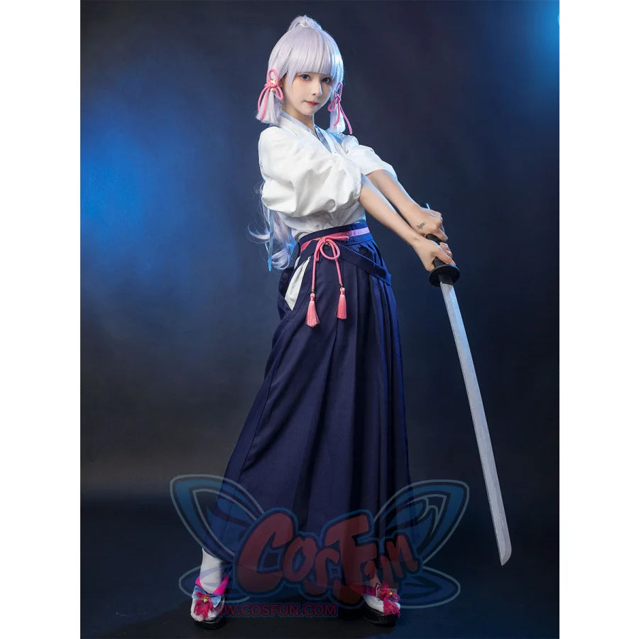 Game Genshin Inazuma Kamisato Ayaka Cosplay Costume C02056 Costumes