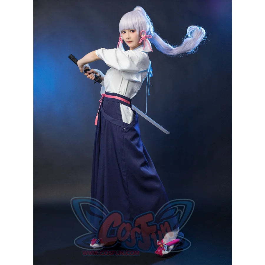 Game Genshin Inazuma Kamisato Ayaka Cosplay Costume C02056 Costumes