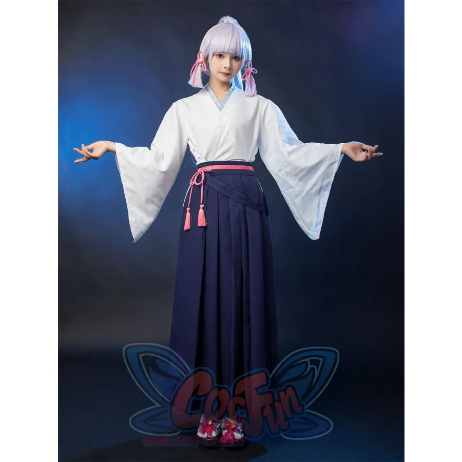 Game Genshin Inazuma Kamisato Ayaka Cosplay Costume C02056 Costumes