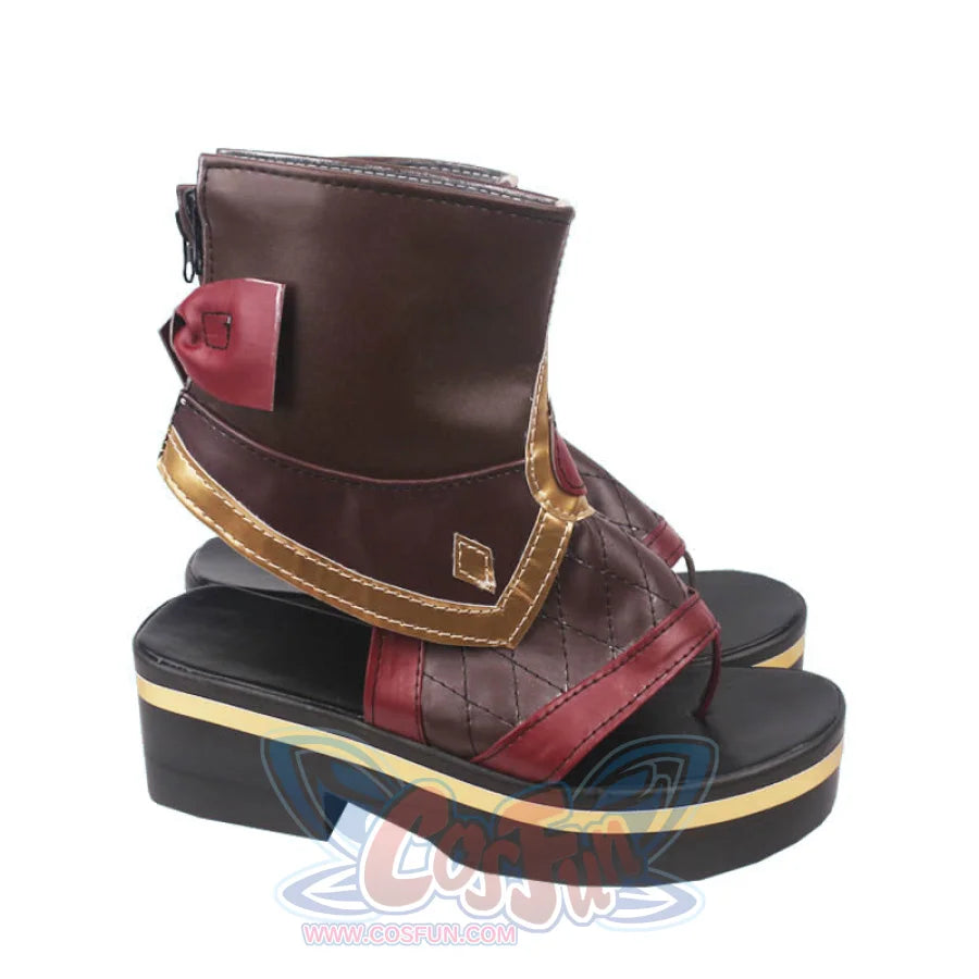 Game Genshin Inazuma Kuki Shinobu Cosplay Shoes C02063 & Boots