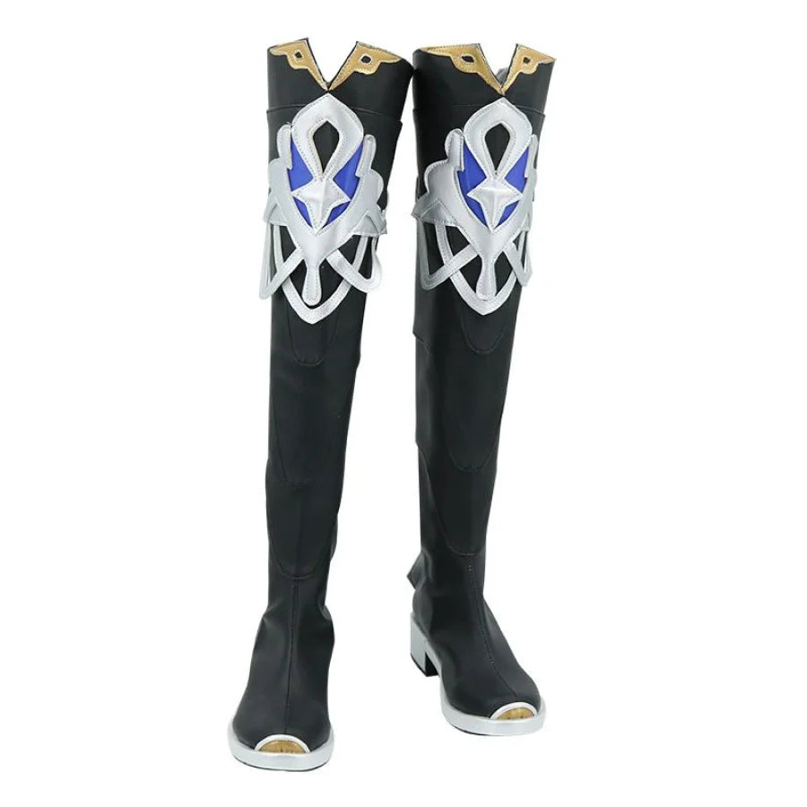 Genshin Impact Albedo Cosplay Shoes Men Boots Mp006329 #38(24Cm) &