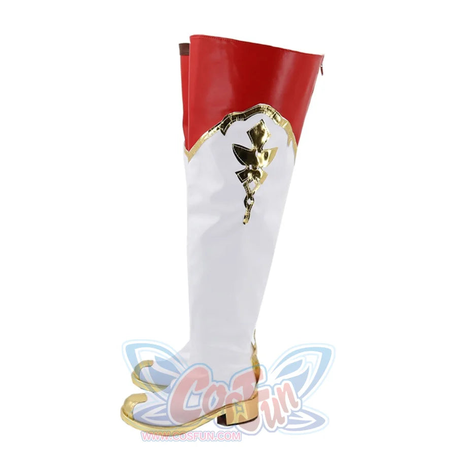 Genshin Impact Amber Cosplay Shoes Women Boots C00087 &