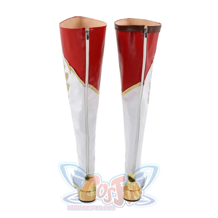 Genshin Impact Amber Cosplay Shoes Women Boots C00087 &