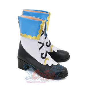 Genshin Impact Barbara Cosplay Shoes Women Boots C00088 &