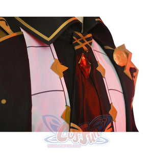 Genshin Impact Diluc Cosplay Costume Brown Version C00350 Costumes