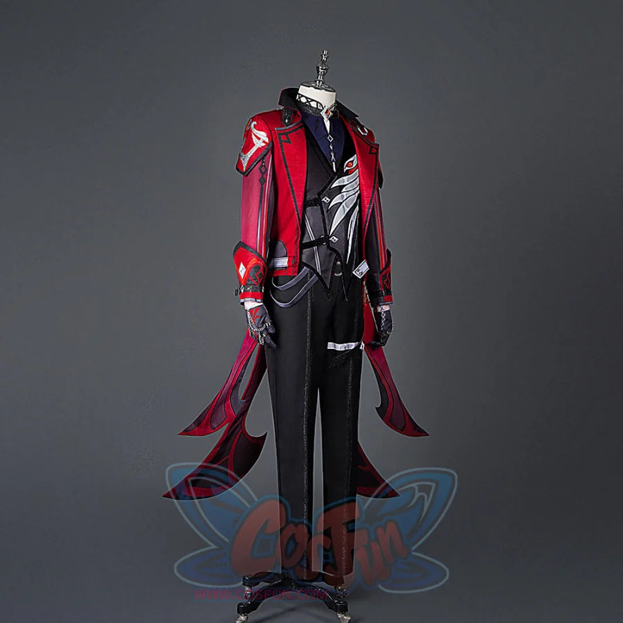 Genshin Impact Diluc Ragnvindr Cosplay Costume C02950 Costumes