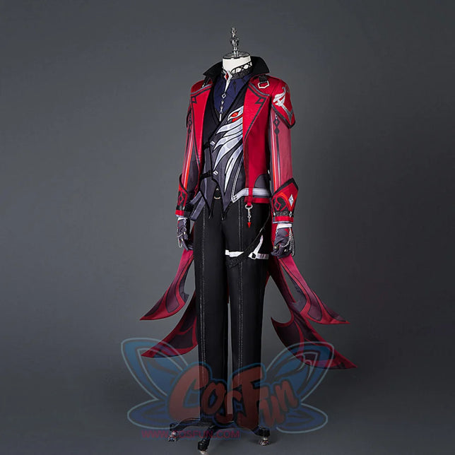 Genshin Impact Diluc Ragnvindr Cosplay Costume C02950 Costumes