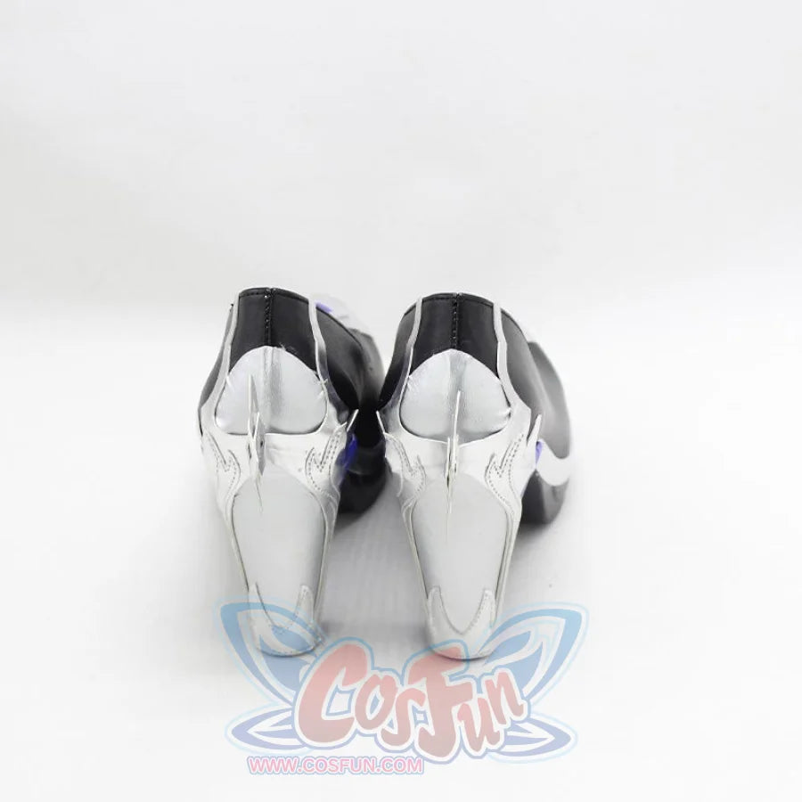 Genshin Impact Eula Cosplay Shoes High Heels C00450 & Boots