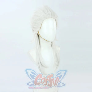 Genshin Impact Fatui Harbinger Pierro/jester Cosplay Wig C03009 Wigs