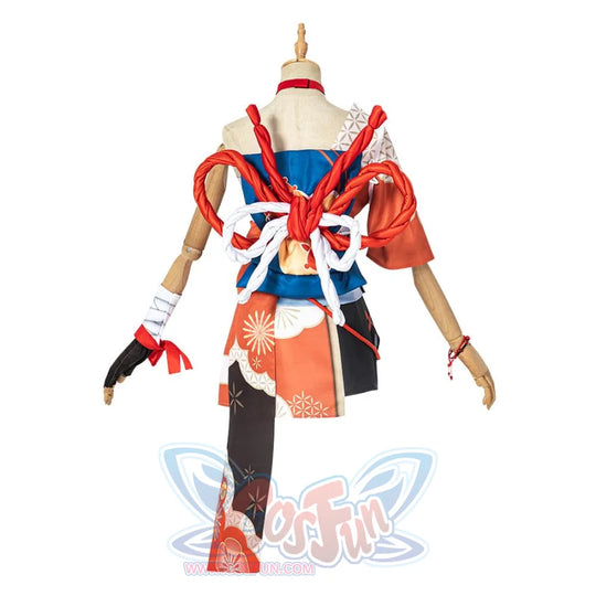 Genshin Impact Frolicking Flames Yoimiya Cosplay Costume C00686 Costumes