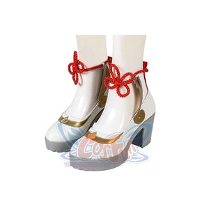 Genshin Impact Ganyu Cosplay Costume Jacquard Upgrade Version C00524 Shoes / Women Eur 35 Costumes