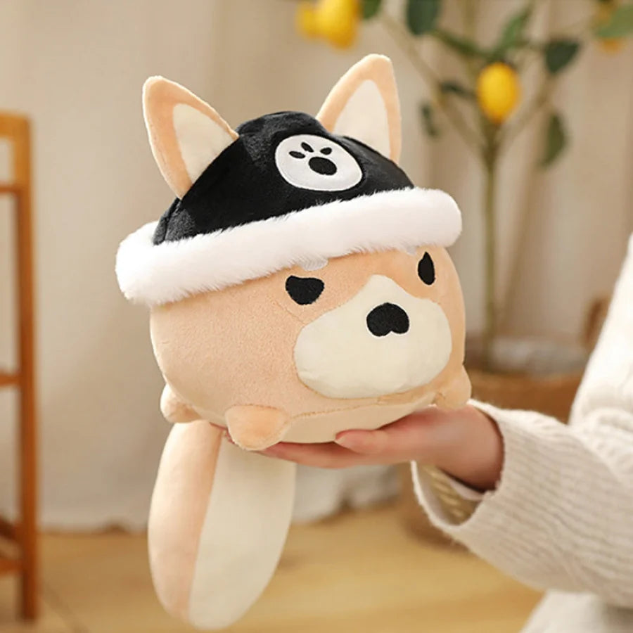 Genshin Impact Gorou Shiba Inu Cosplay Plush Doll C07565