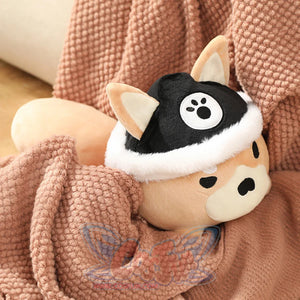 Genshin Impact Gorou Shiba Inu Cosplay Plush Doll C07565