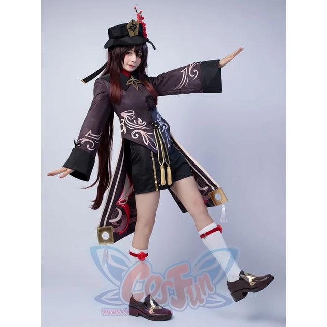 Genshin Impact Hu Tao Cosplay Costume C00267 Costumes