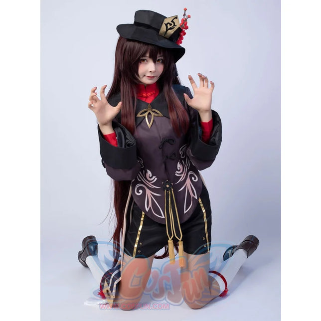 Genshin Impact Hu Tao Cosplay Costume C00267 Costumes