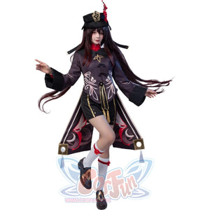 Genshin Impact Hu Tao Cosplay Costume C00267 Costumes