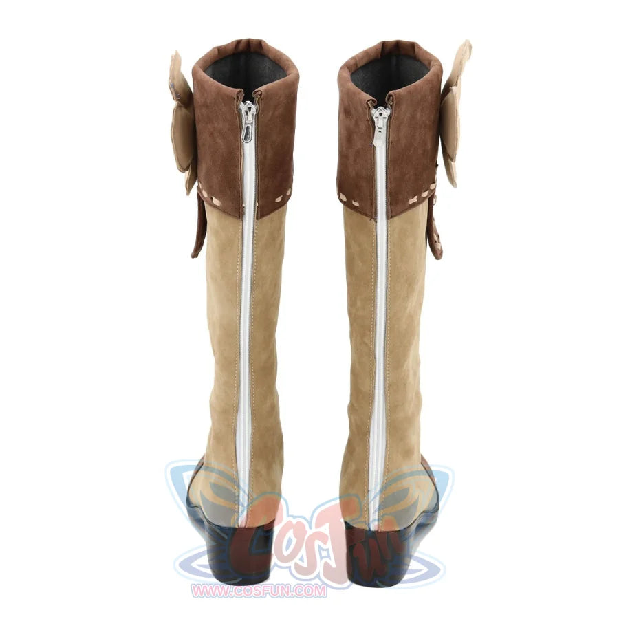 Genshin Impact Klee Cosplay Shoes Women Boots C00106 &