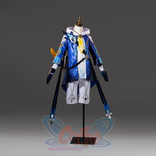 Genshin Impact Knights Of Favonius Mika Cosplay Costume C07528 A Costumes