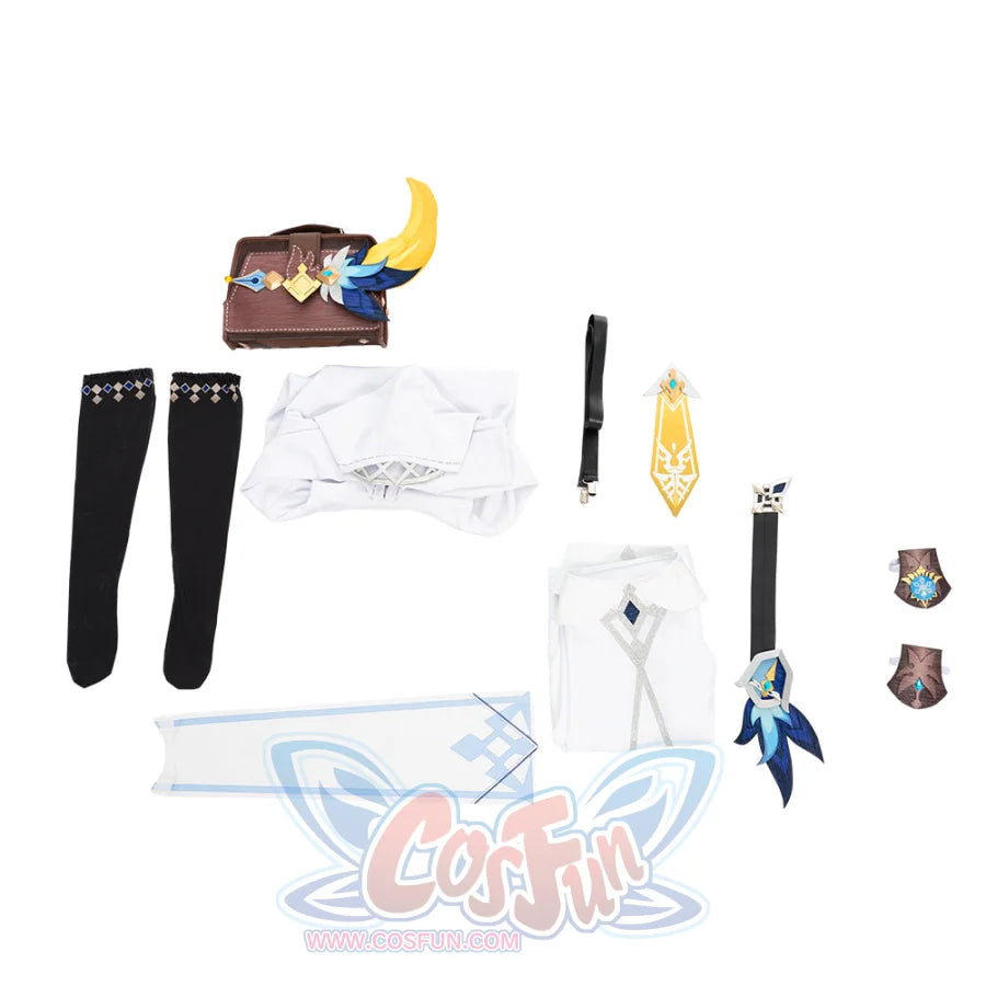 Genshin Impact Knights Of Favonius Mika Cosplay Costume C07528 A Costumes