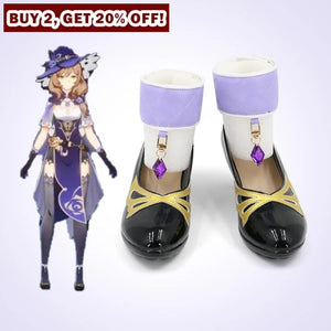 Genshin Impact Lisa Cosplay Shoes High Heels Mp006321 & Boots