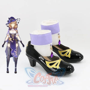 Genshin Impact Lisa Cosplay Shoes High Heels Mp006321 & Boots