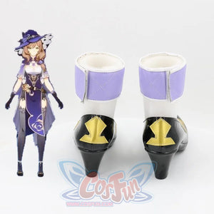 Genshin Impact Lisa Cosplay Shoes High Heels Mp006321 & Boots