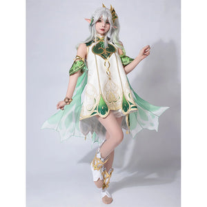 Genshin Impact Nahida/Lesser Lord Kusanali Cosplay Costume C02945 Aa Costumes