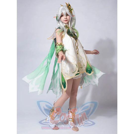 Genshin Impact Nahida/Lesser Lord Kusanali Cosplay Costume C02945 Aa Costumes