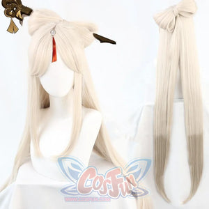 Genshin Impact Ningguang Blonde Long Cosplay Wigs Cosplay Wig