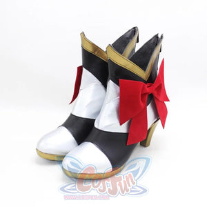 Genshin Impact Noelle Cosplay Shoes Women Boots C00385 &