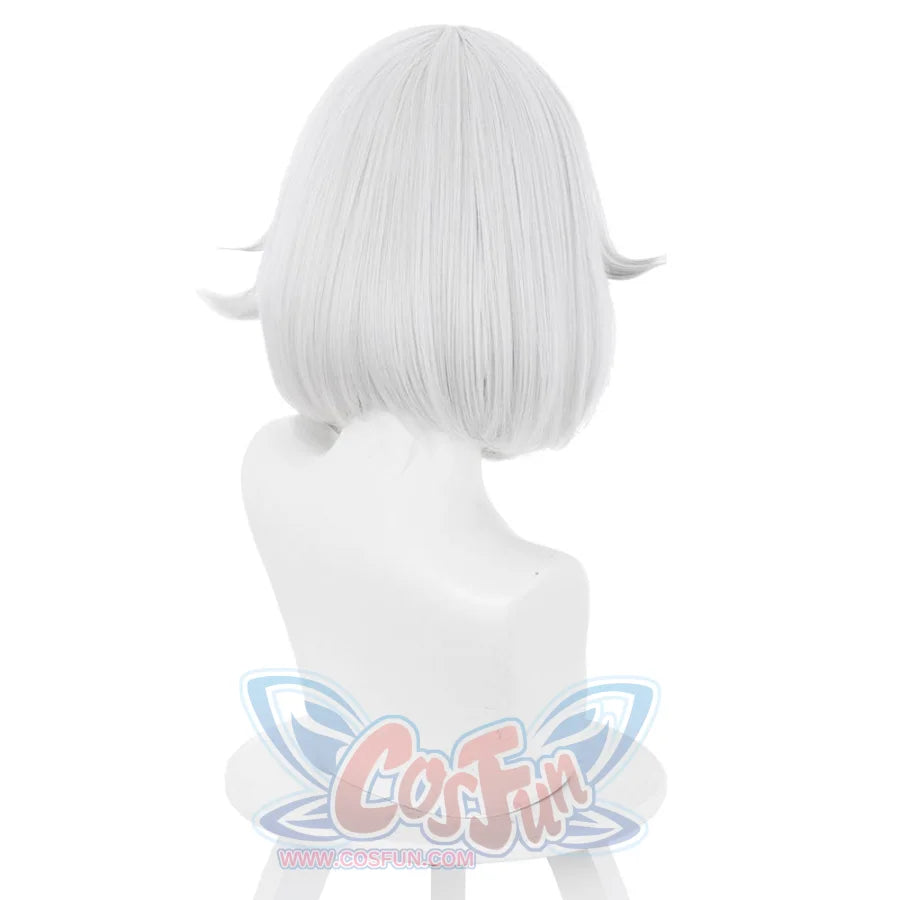 Genshin Impact Paimon Cosplay Wig Silver Hair C00414 Cosplay