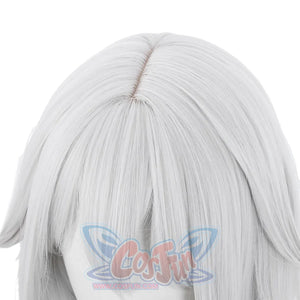 Genshin Impact Paimon Cosplay Wig Silver Hair C00414 Cosplay