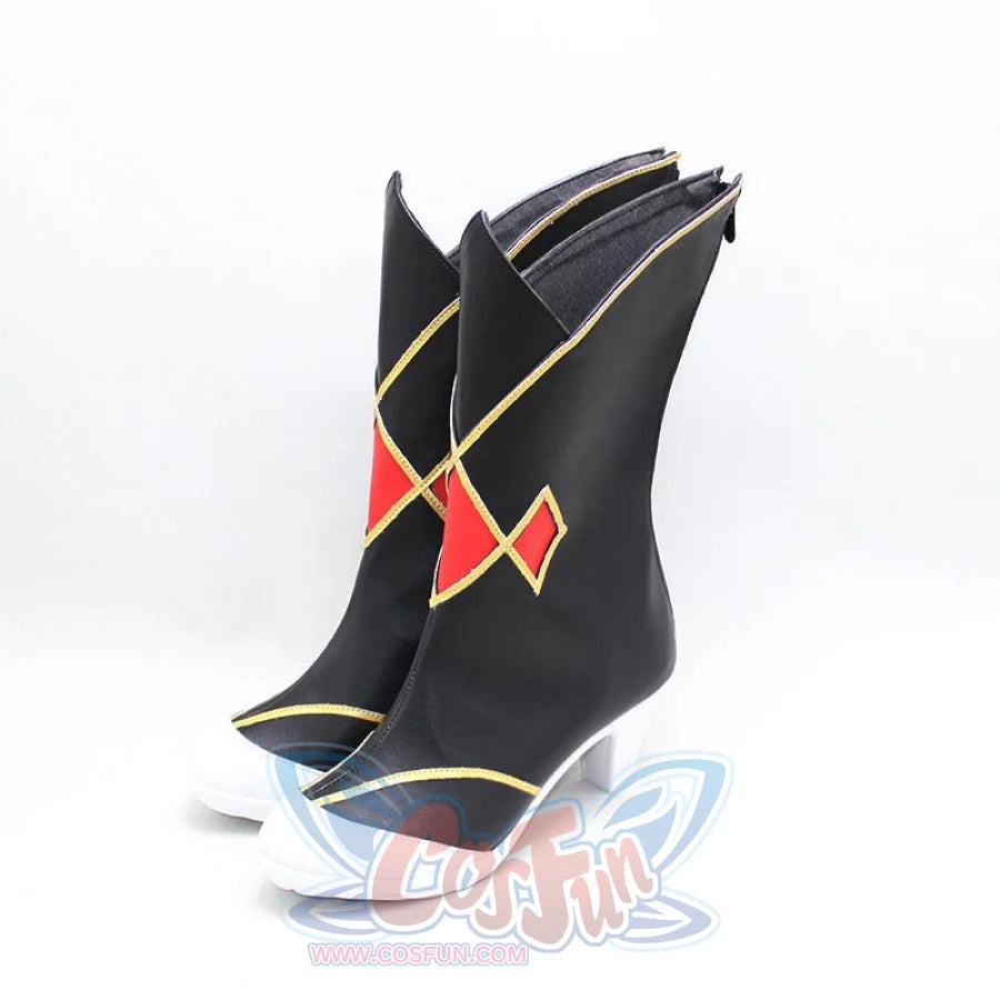 Genshin Impact Rosaria Cosplay Shoes Women Boots C00384 &