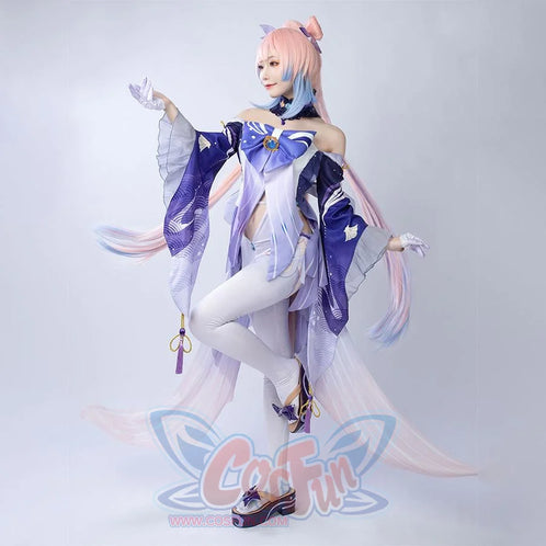 Genshin Impact Sangonomiya Kokomi Cosplay Costume C00688 Costumes