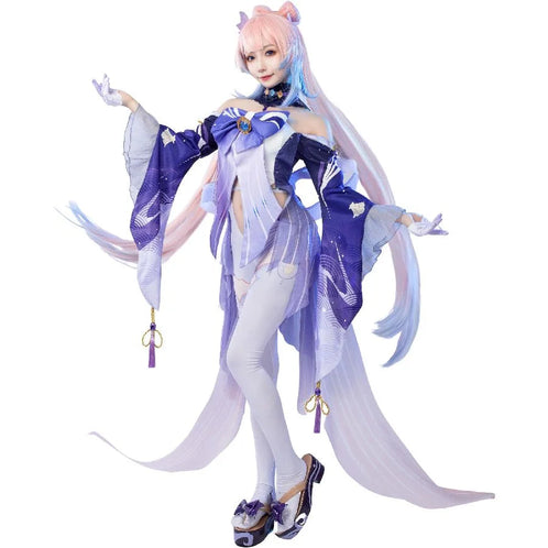 Genshin Impact Sangonomiya Kokomi Cosplay Costume C00688 Costumes